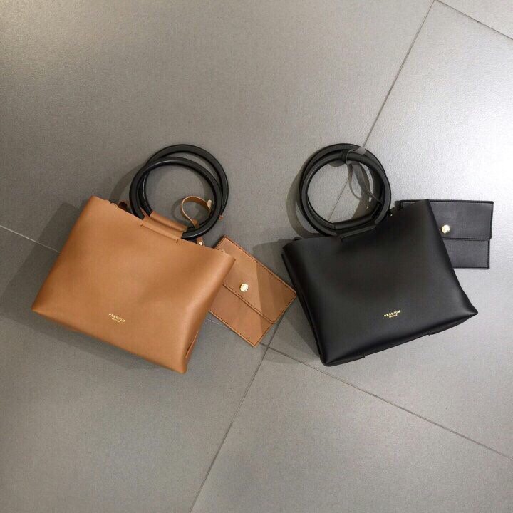 New Women's Bags Free Shipping Black Wood Ring 