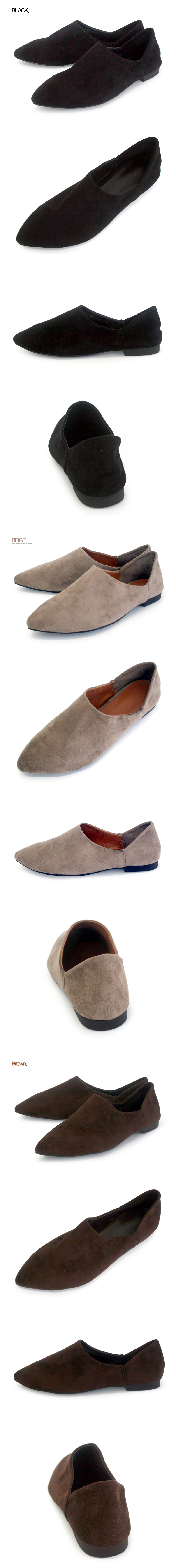 New Stella Cutting Suede Flat Shoes 1cm Blower Com