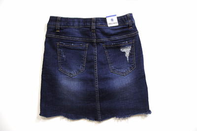 Denim Skirt Inner Bending Span Jeans Pants S ~ XL 