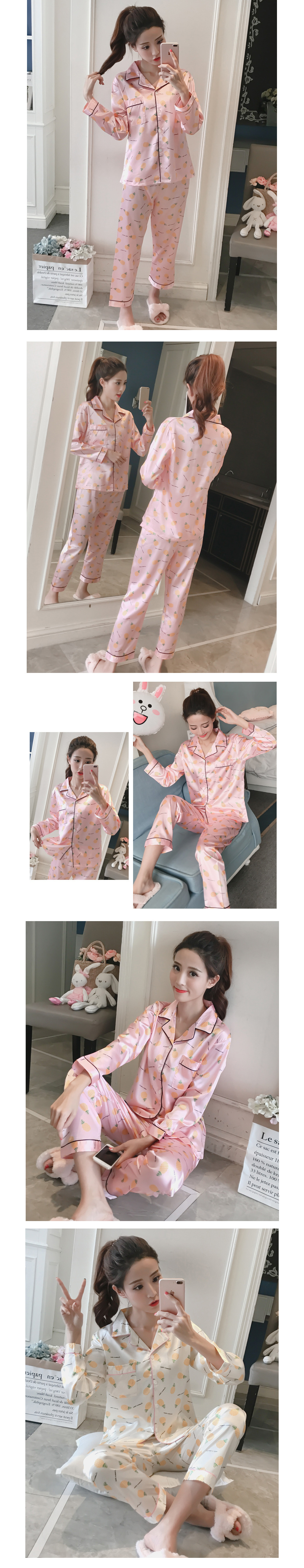 New Specials Women's silk pajamas collection pr