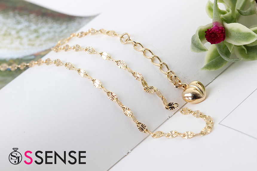 New Almond Star Bracelet 14K 18k Chain One Summer 