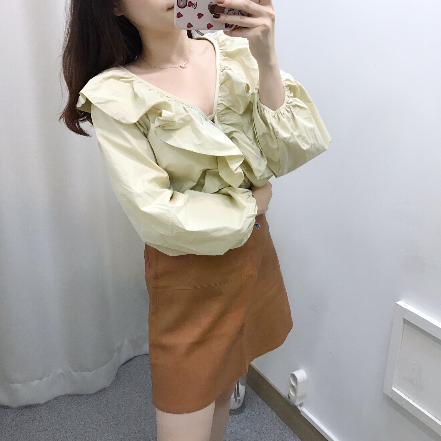 NEW FASHION LADY GIRL Blouse frilly ruffle guest b