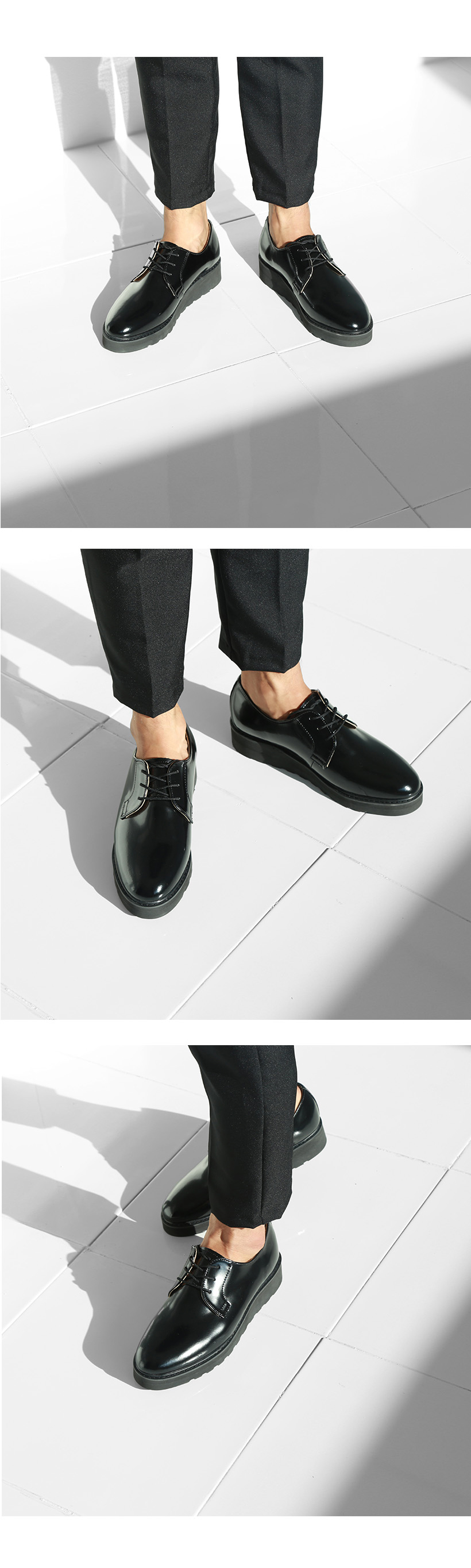 New Men's Dress Shoes Men's height casual sh