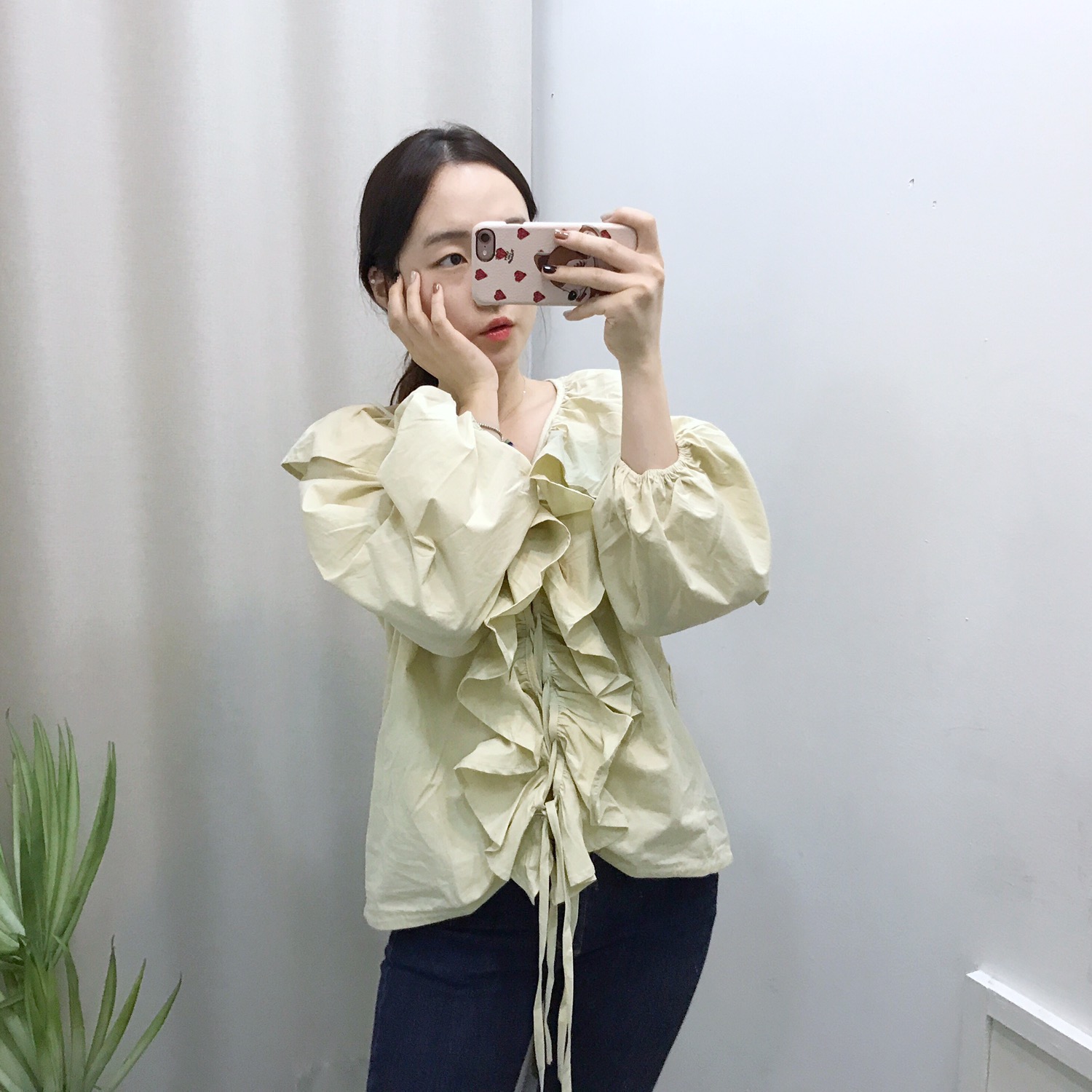 NEW FASHION LADY GIRL Blouse frilly ruffle guest b