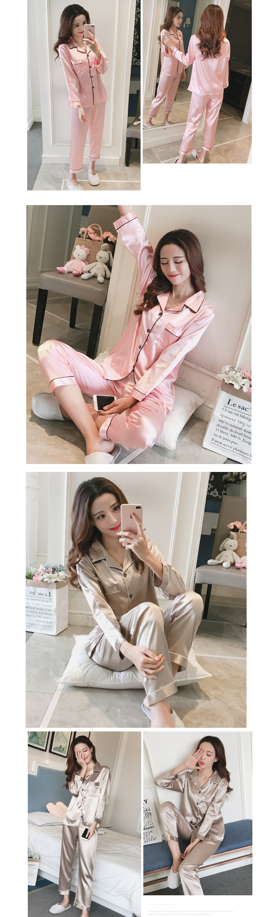 New Specials Women's silk pajamas collection pr