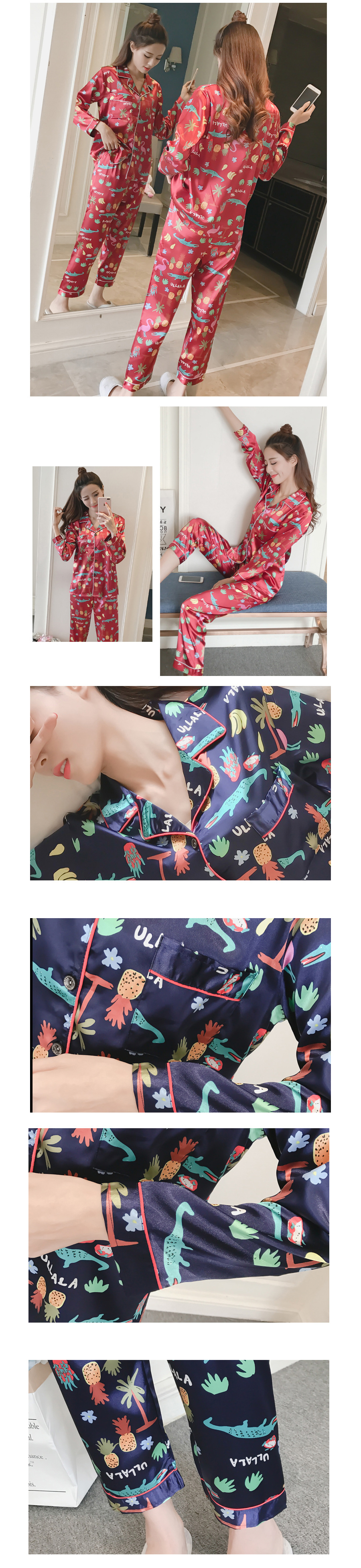 New Specials Women's silk pajamas collection pr