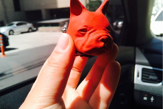 Car Air Freshener French Bulldog Gypsum Perfume 10