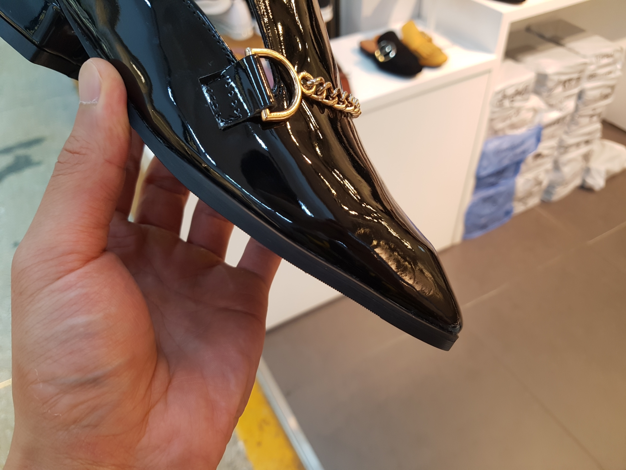 New Chain Decoration Anamel Blower 3cm Black Blue 