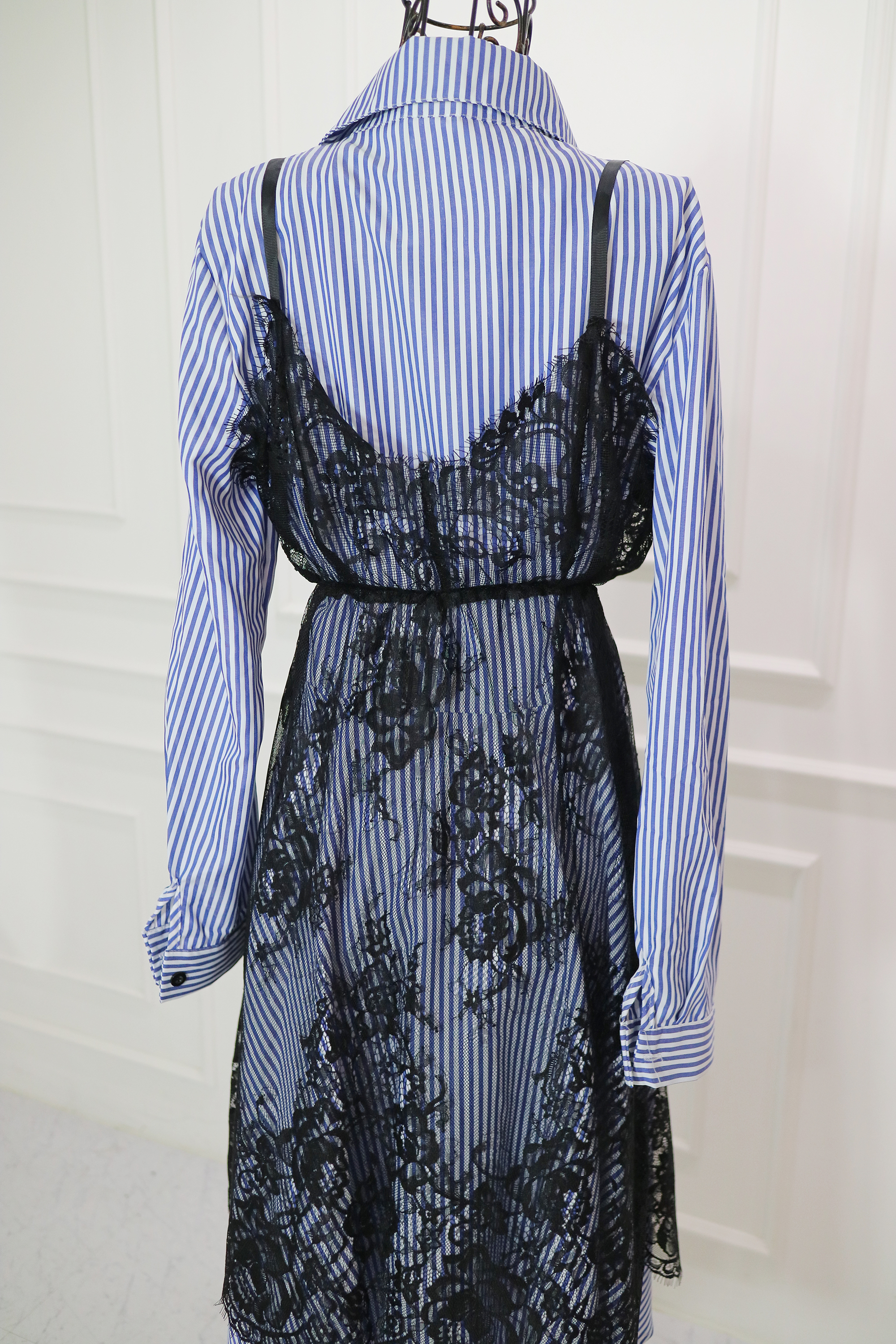 New Short sleeve long-sleeved lace bustier set set