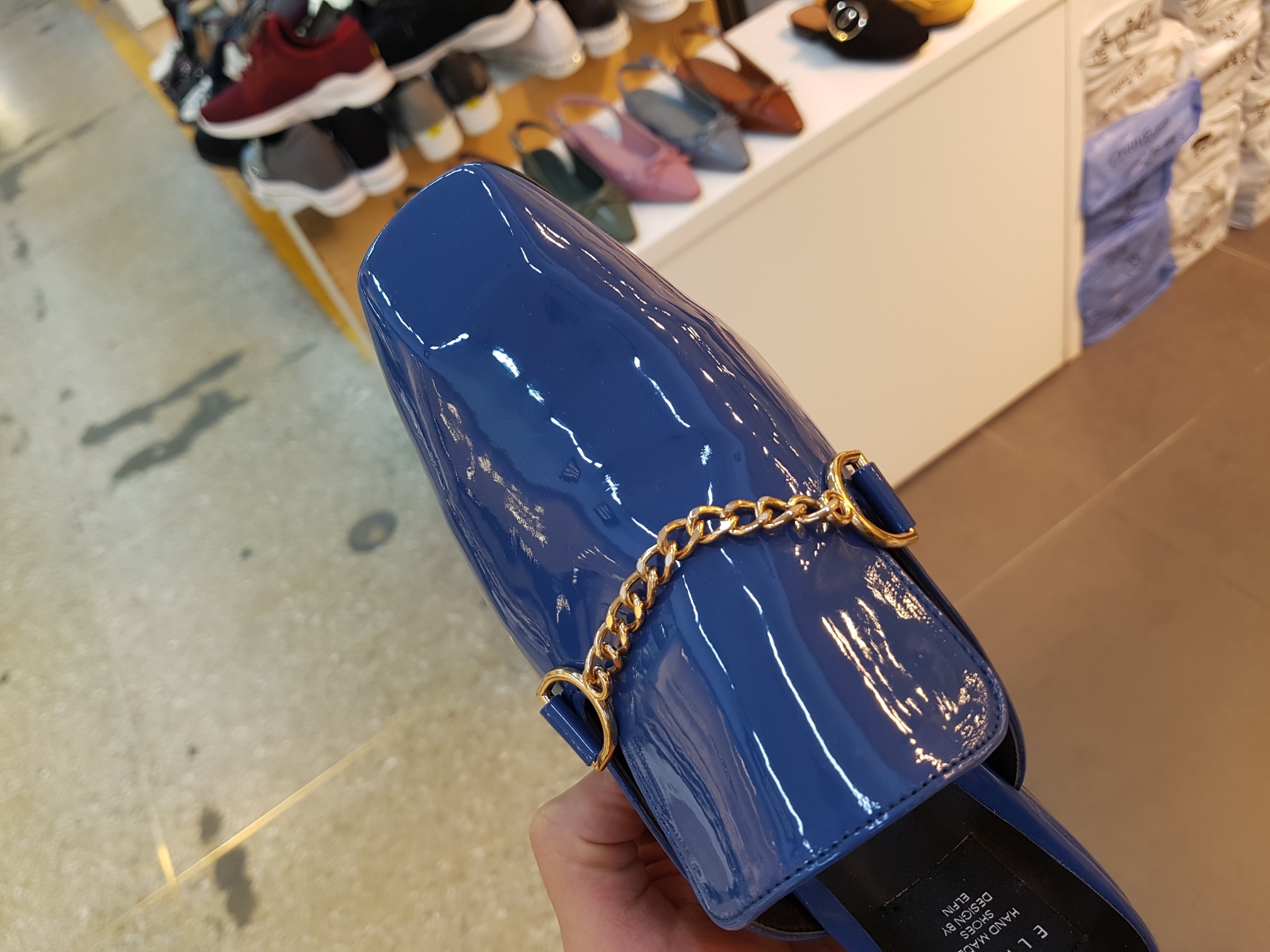 New Chain Decoration Anamel Blower 3cm Black Blue 