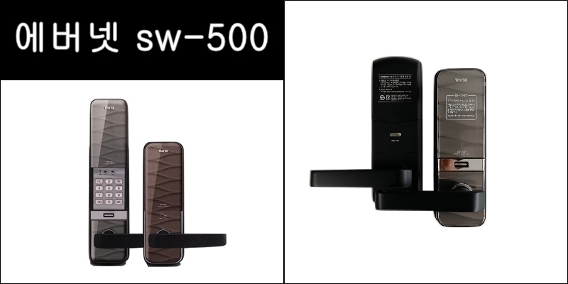 New Doorlock Entrance Digital door lock EVERNET WO