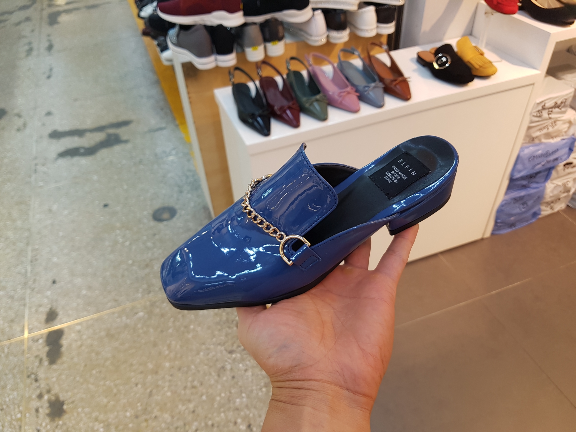 New Chain Decoration Anamel Blower 3cm Black Blue 