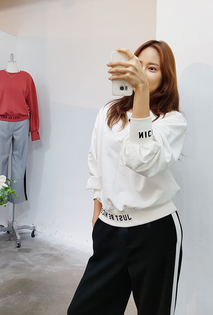 New Women's Pants Longer look color line Long s