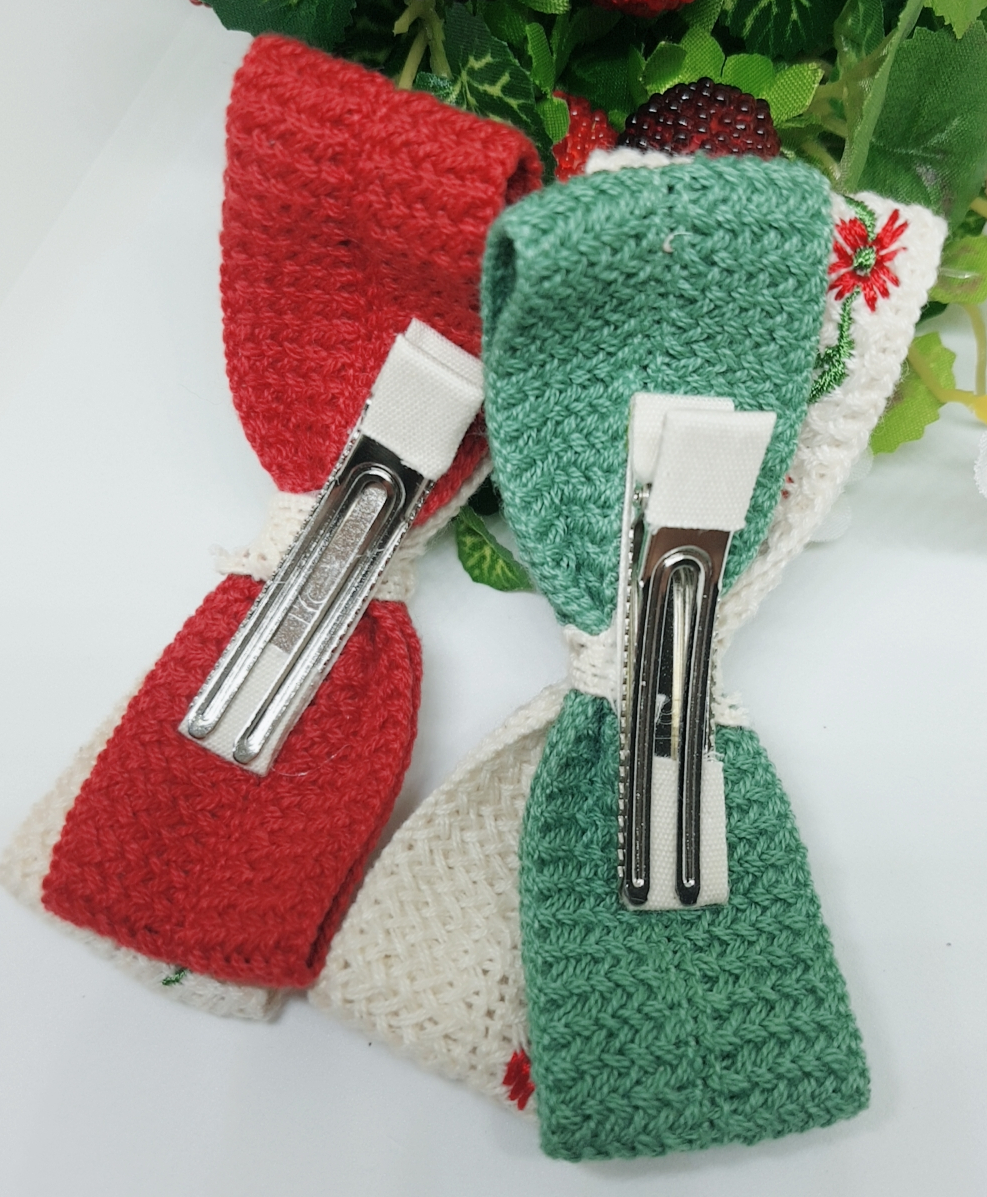 New Lovely One cotton candy knit hairpin baby pin 