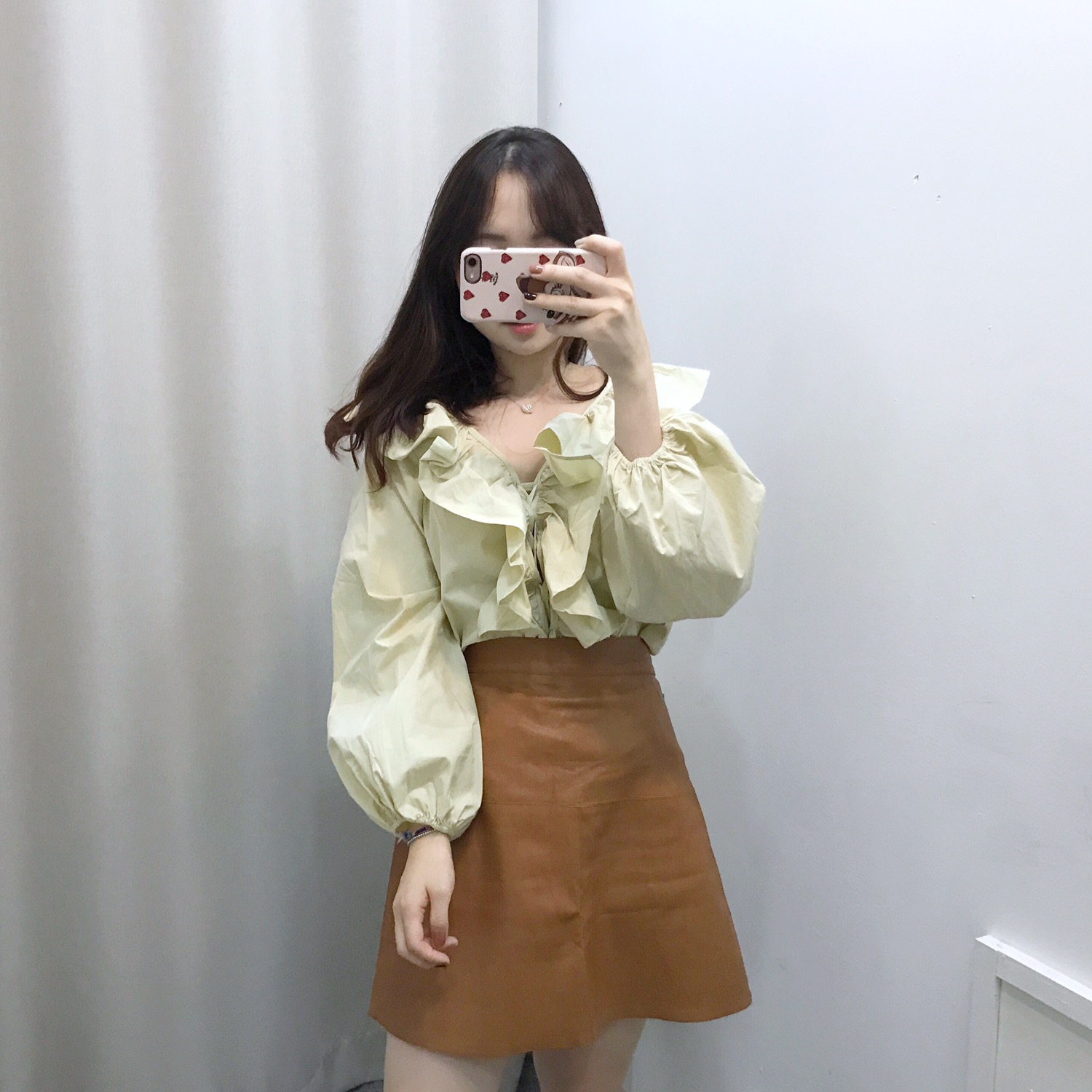 NEW FASHION LADY GIRL Blouse frilly ruffle guest b