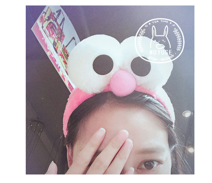 New Elmo Hair Band Cookie Monster Cleansing Facial