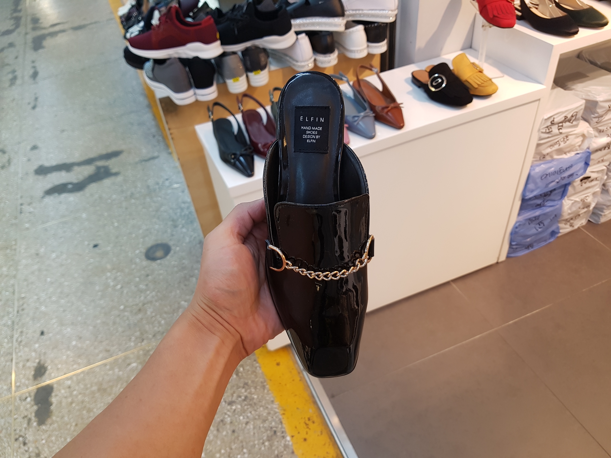 New Chain Decoration Anamel Blower 3cm Black Blue 