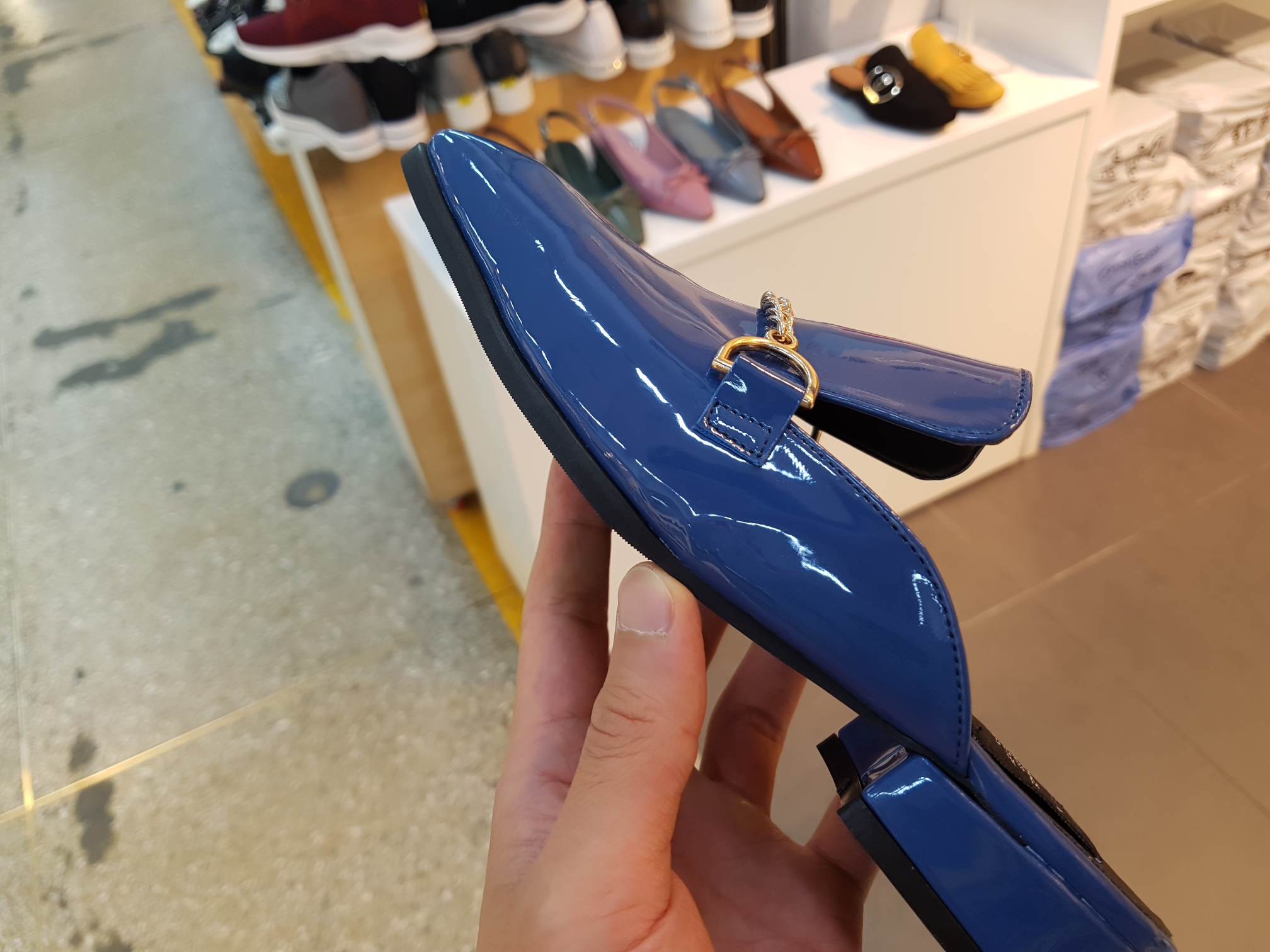 New Chain Decoration Anamel Blower 3cm Black Blue 