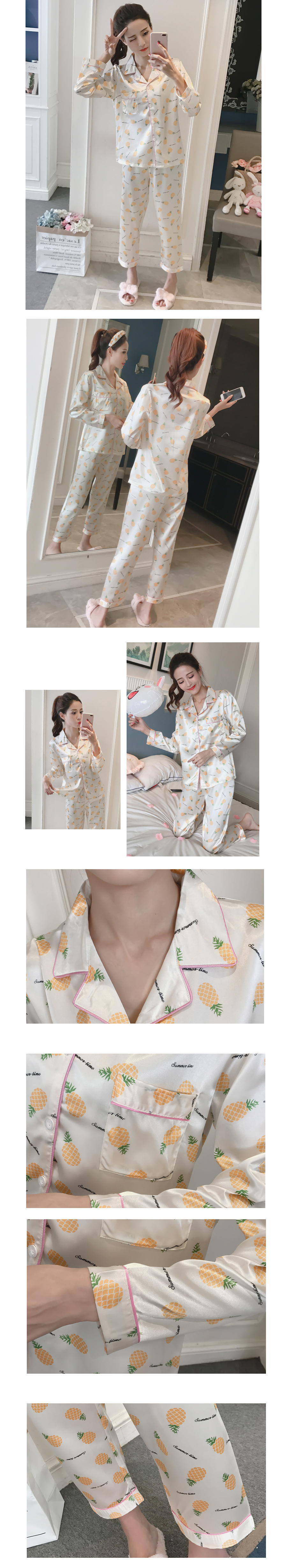 New Specials Women's silk pajamas collection pr