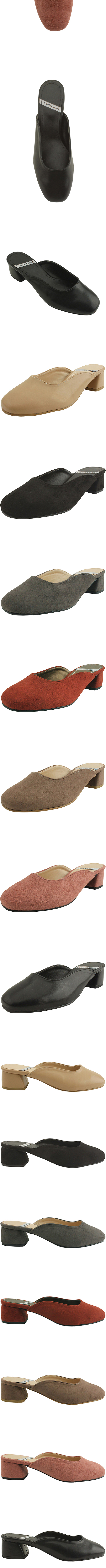 New Suede Middle Heel Blurp 20's Women's Fal
