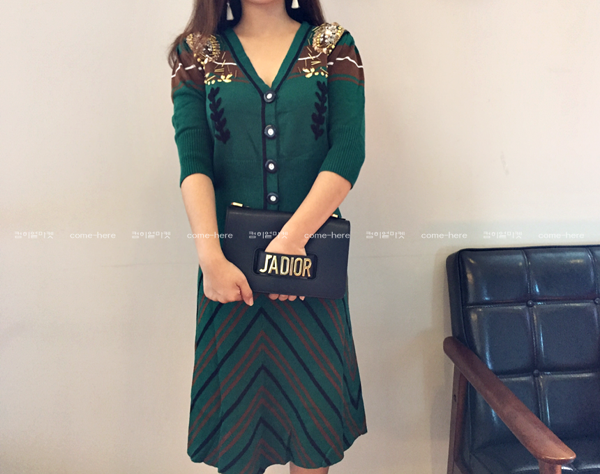 Shopping mall import BOSE Miu sequins cardigan set