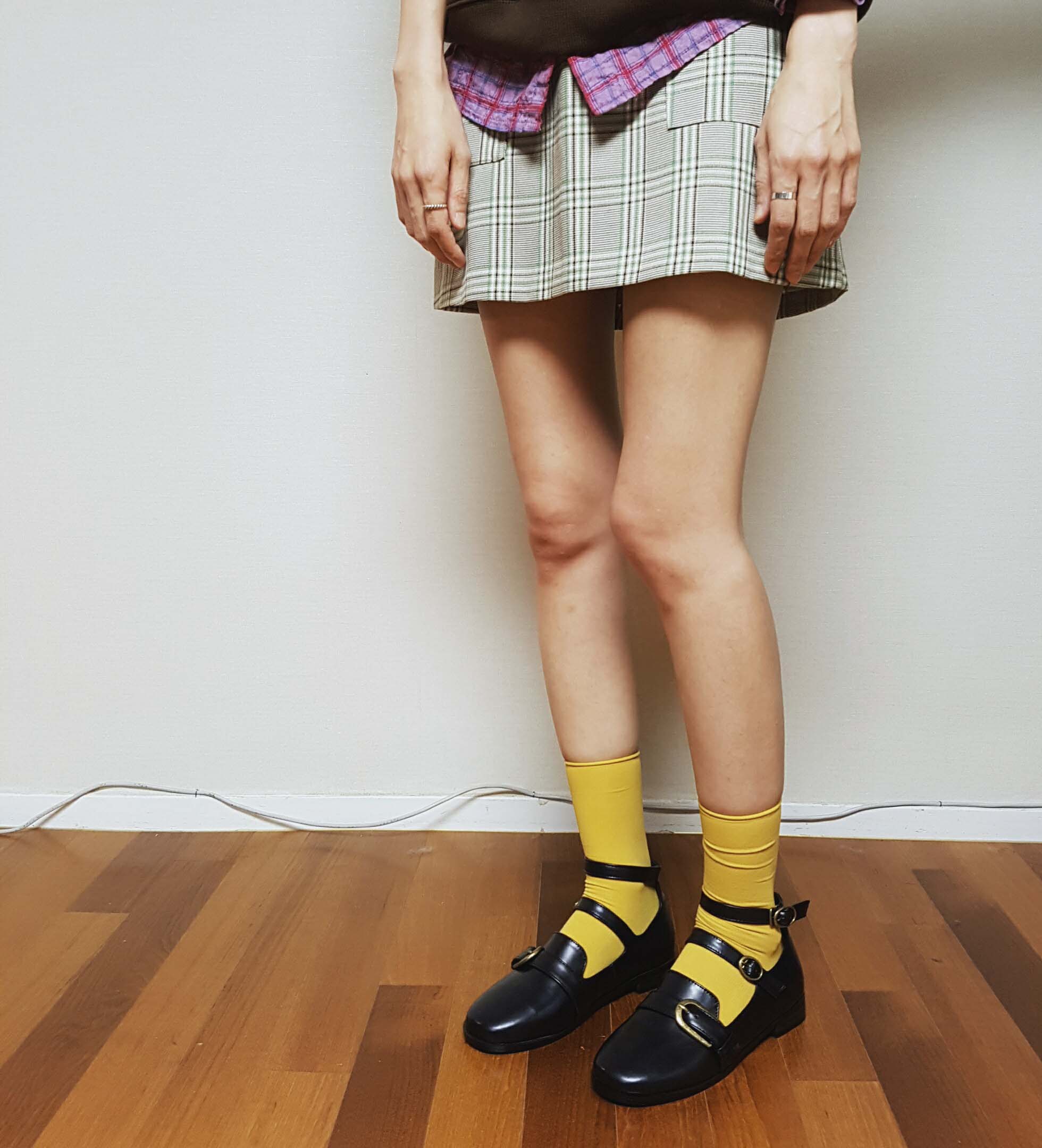 New long-sleeved ankle with a sense of wrinkled st