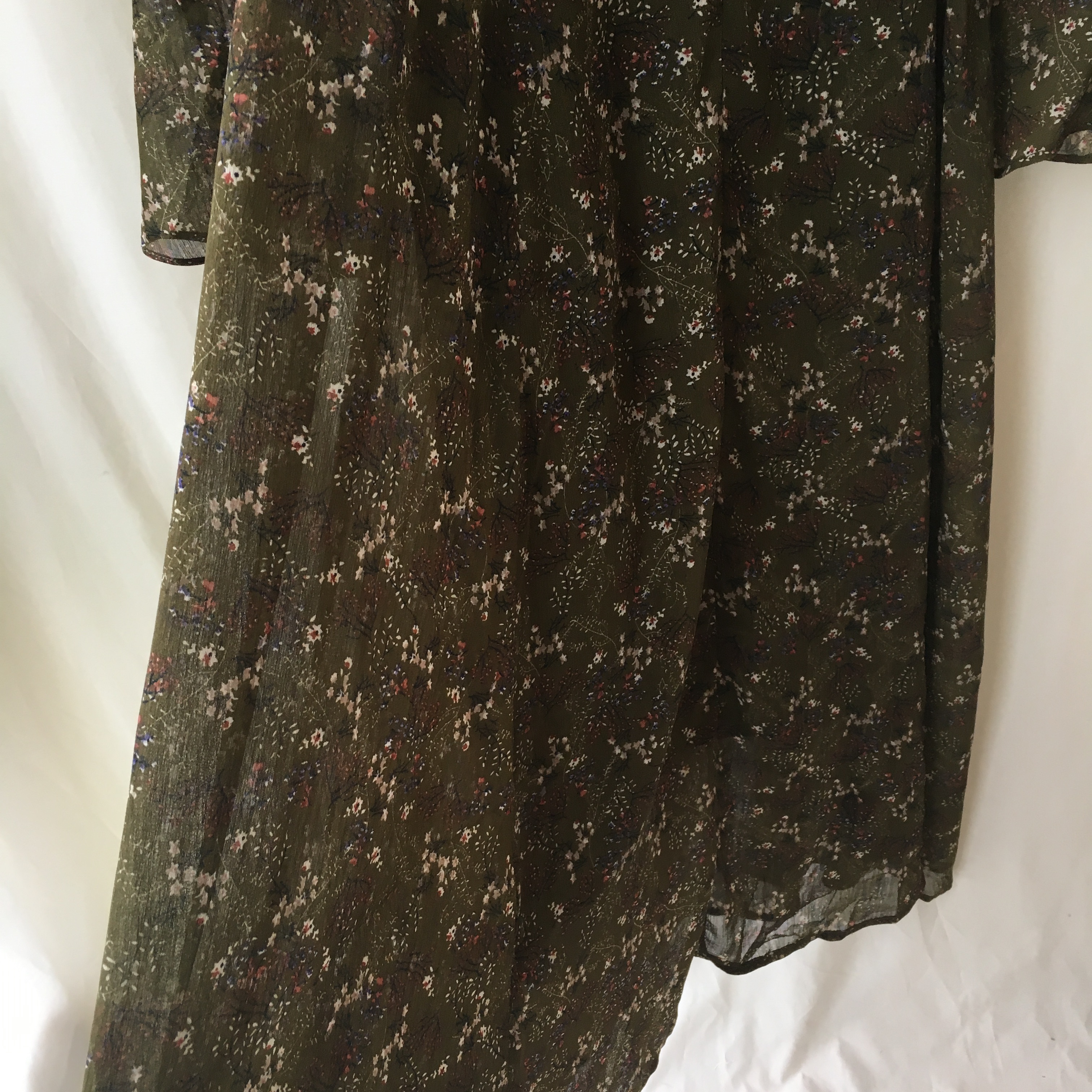 New Women Dress Wild Flower Chiffon Dress Sleeping