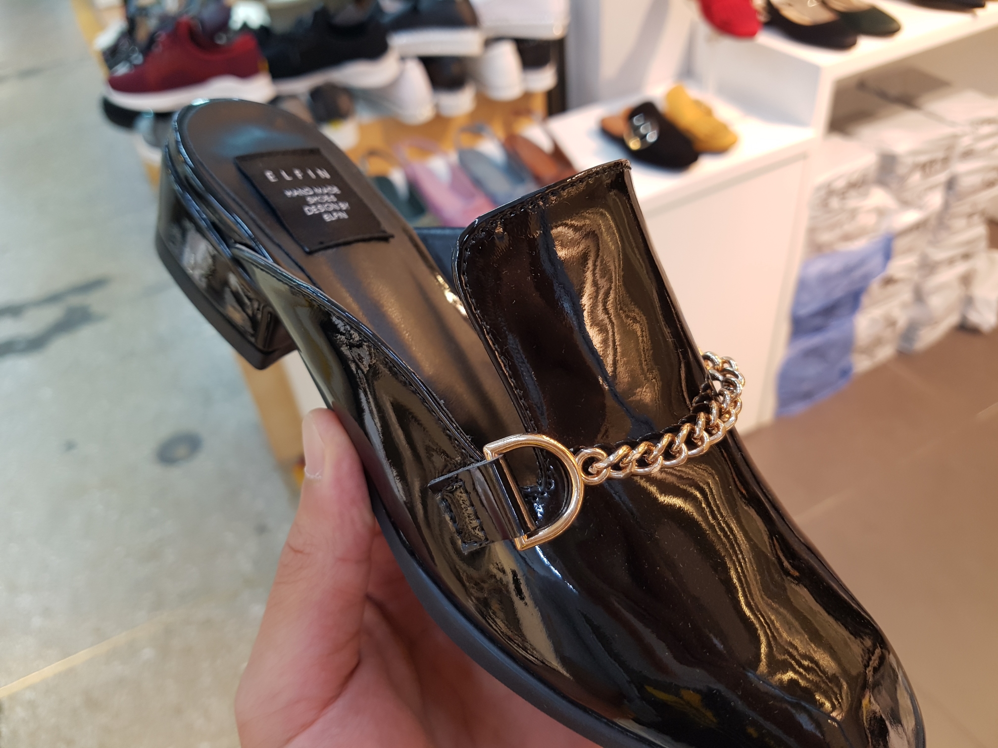 New Chain Decoration Anamel Blower 3cm Black Blue 