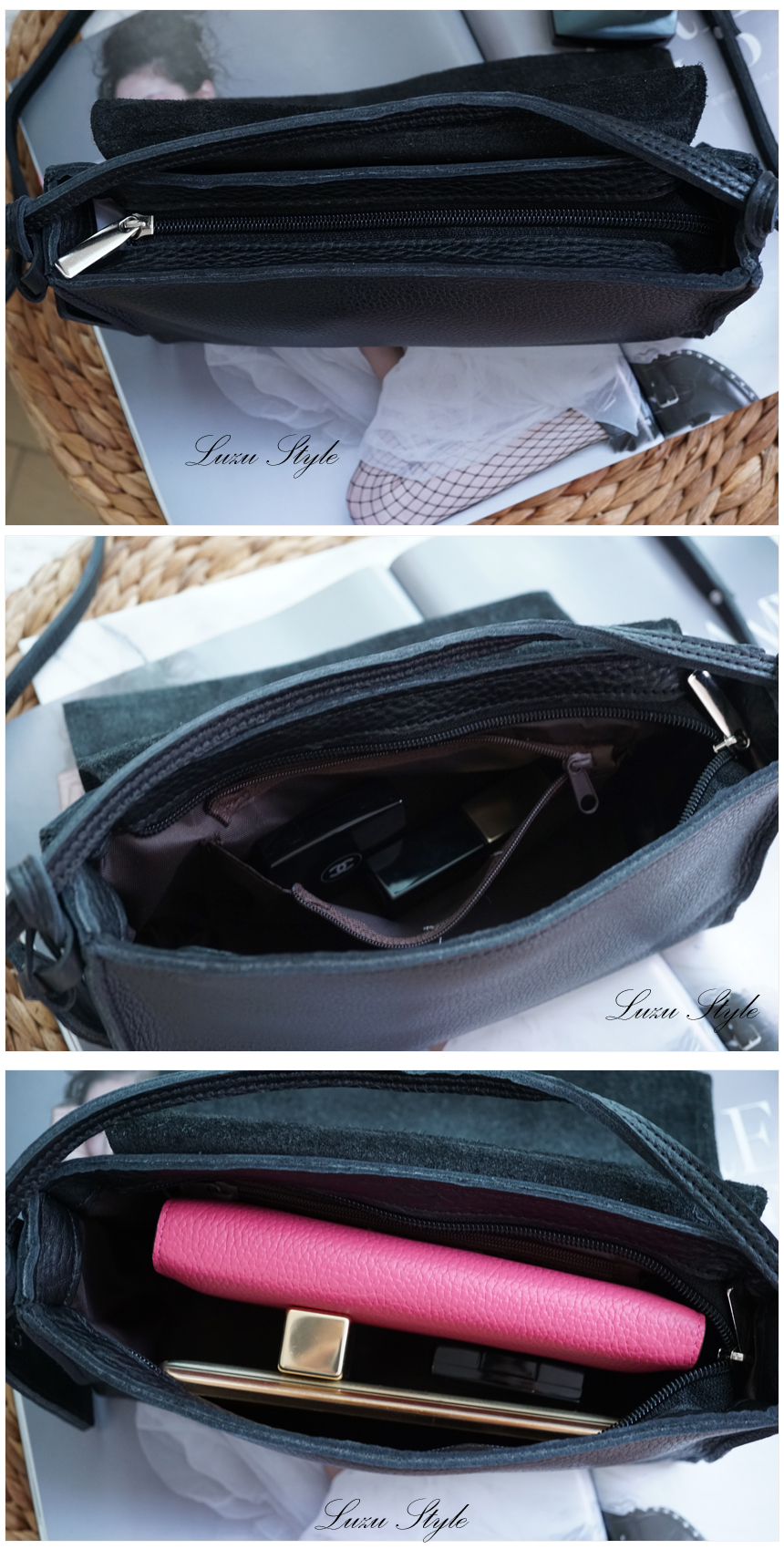 New Cross Mini Back Leather Back Cellphone Wallet 