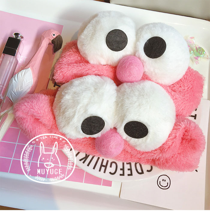 New Elmo Hair Band Cookie Monster Cleansing Facial