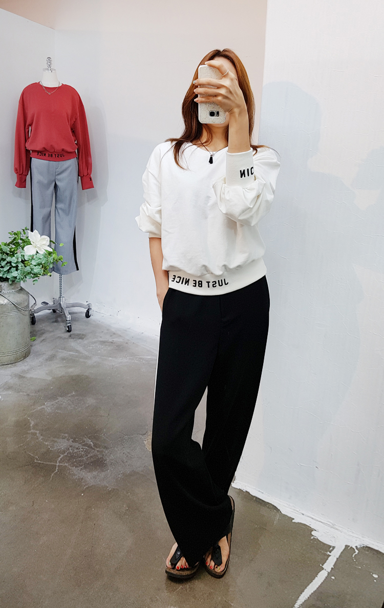 New Women's Pants Longer look color line Long s