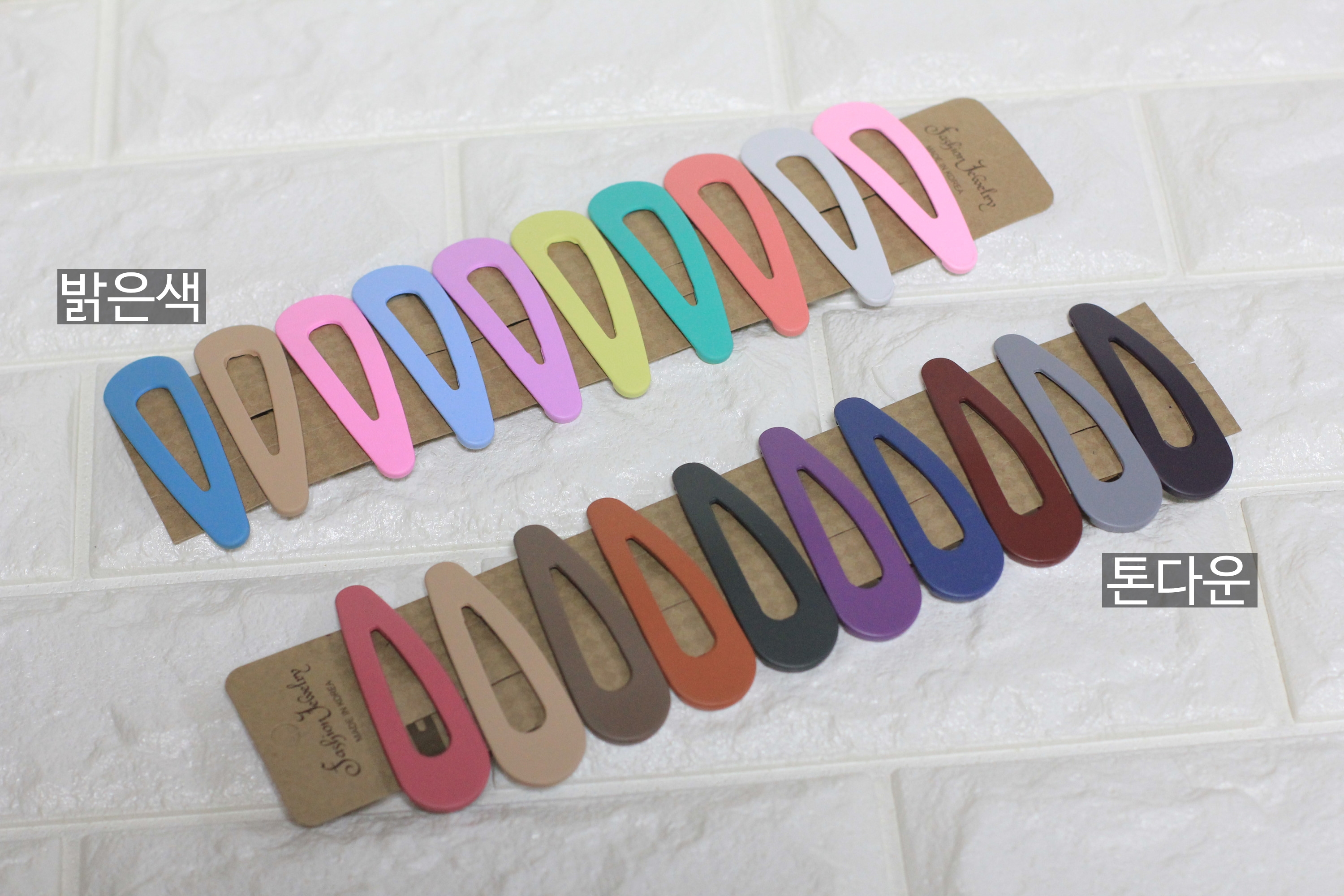 Hair Accessories Matte color tick pins set point p