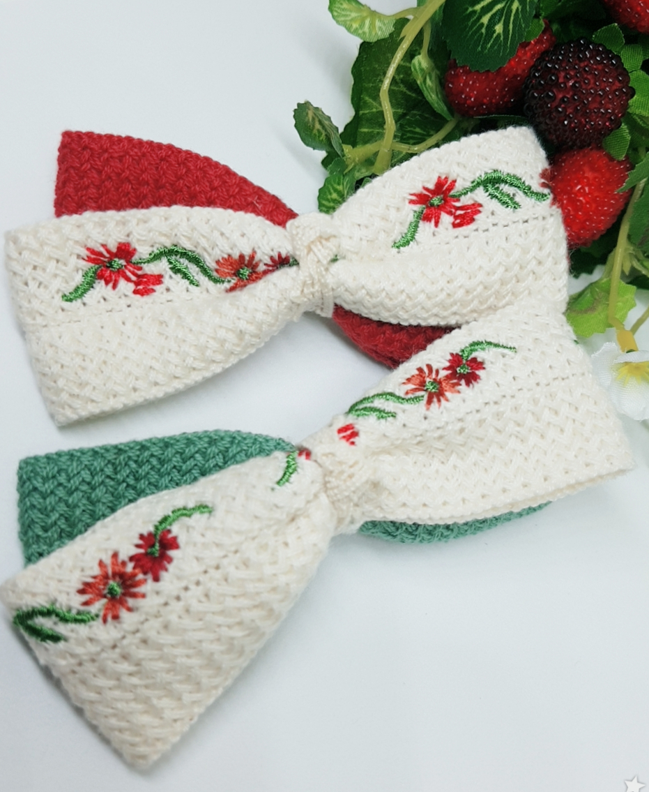 New Lovely One cotton candy knit hairpin baby pin 