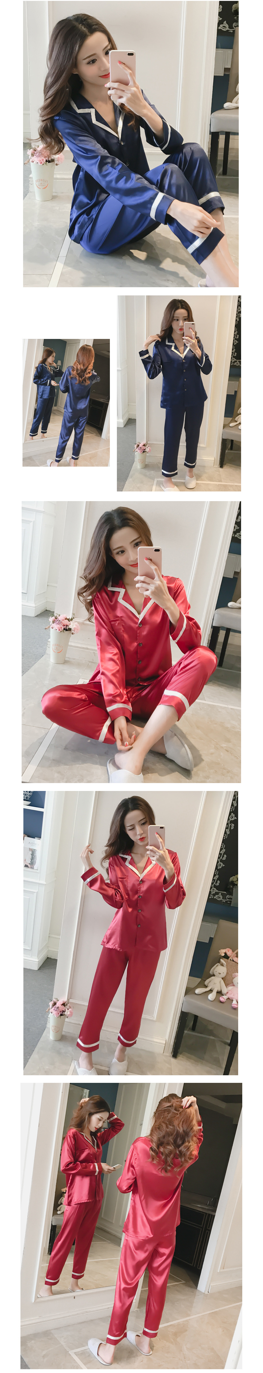 New Specials Women's silk pajamas collection pr