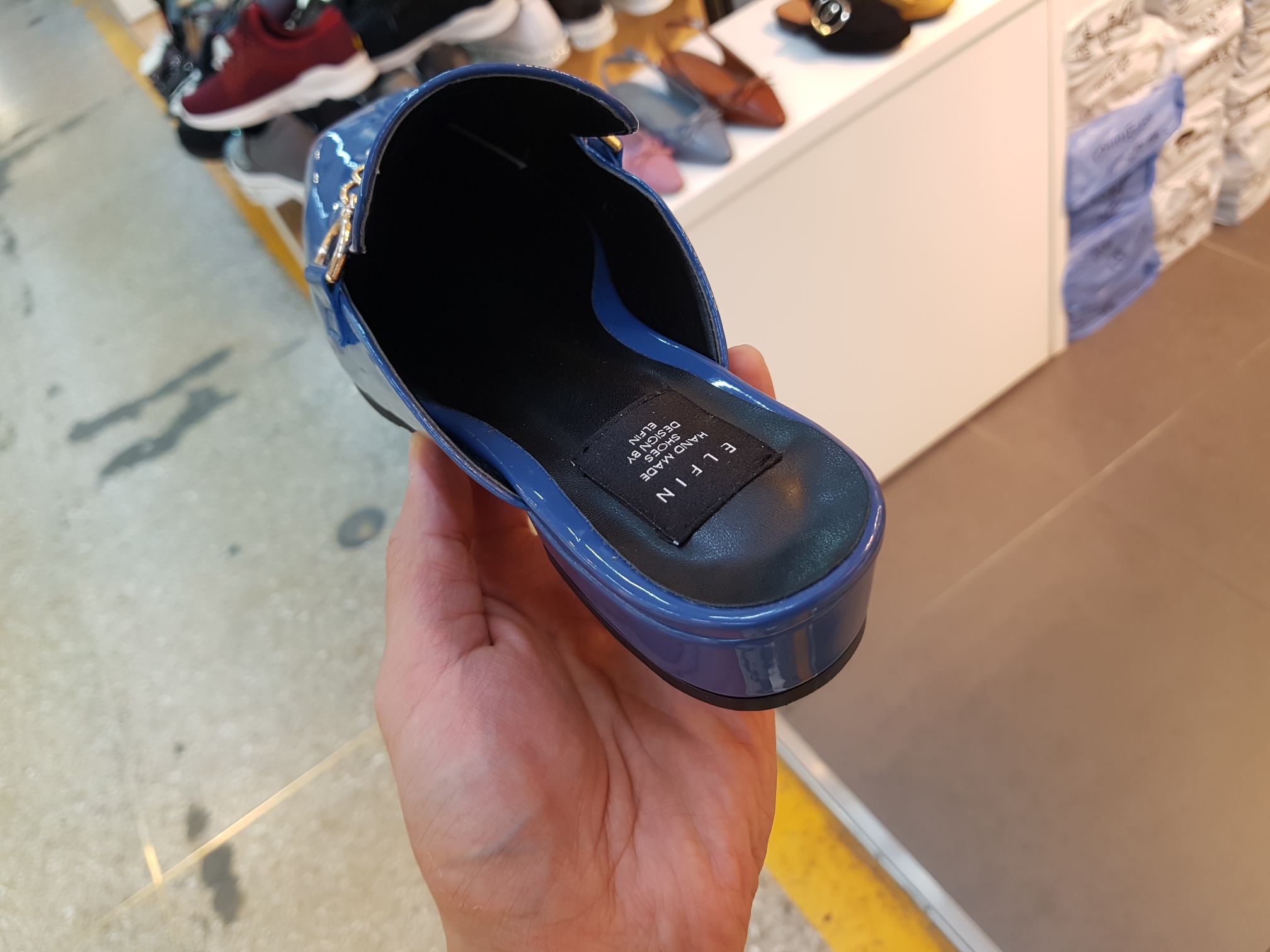 New Chain Decoration Anamel Blower 3cm Black Blue 