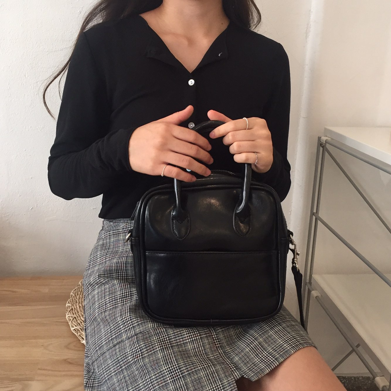 New Square Mini Cross Back Bag Women Daily Casual 