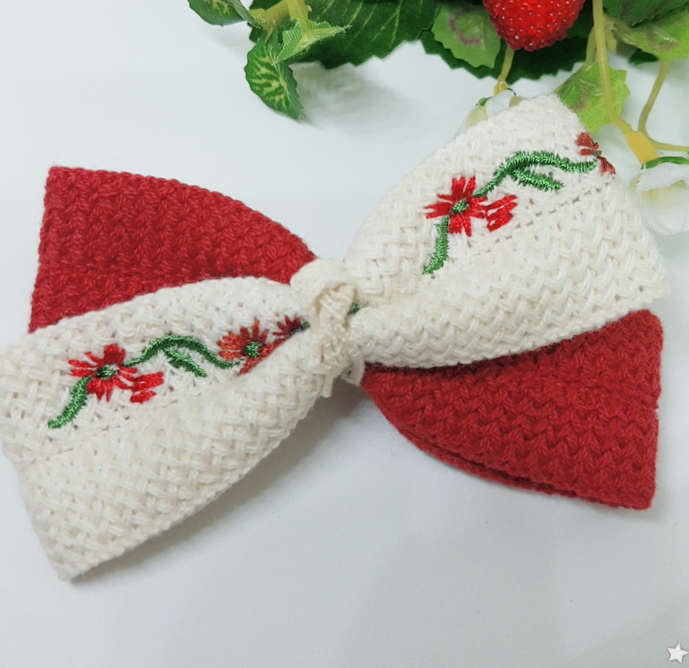 New Lovely One cotton candy knit hairpin baby pin 