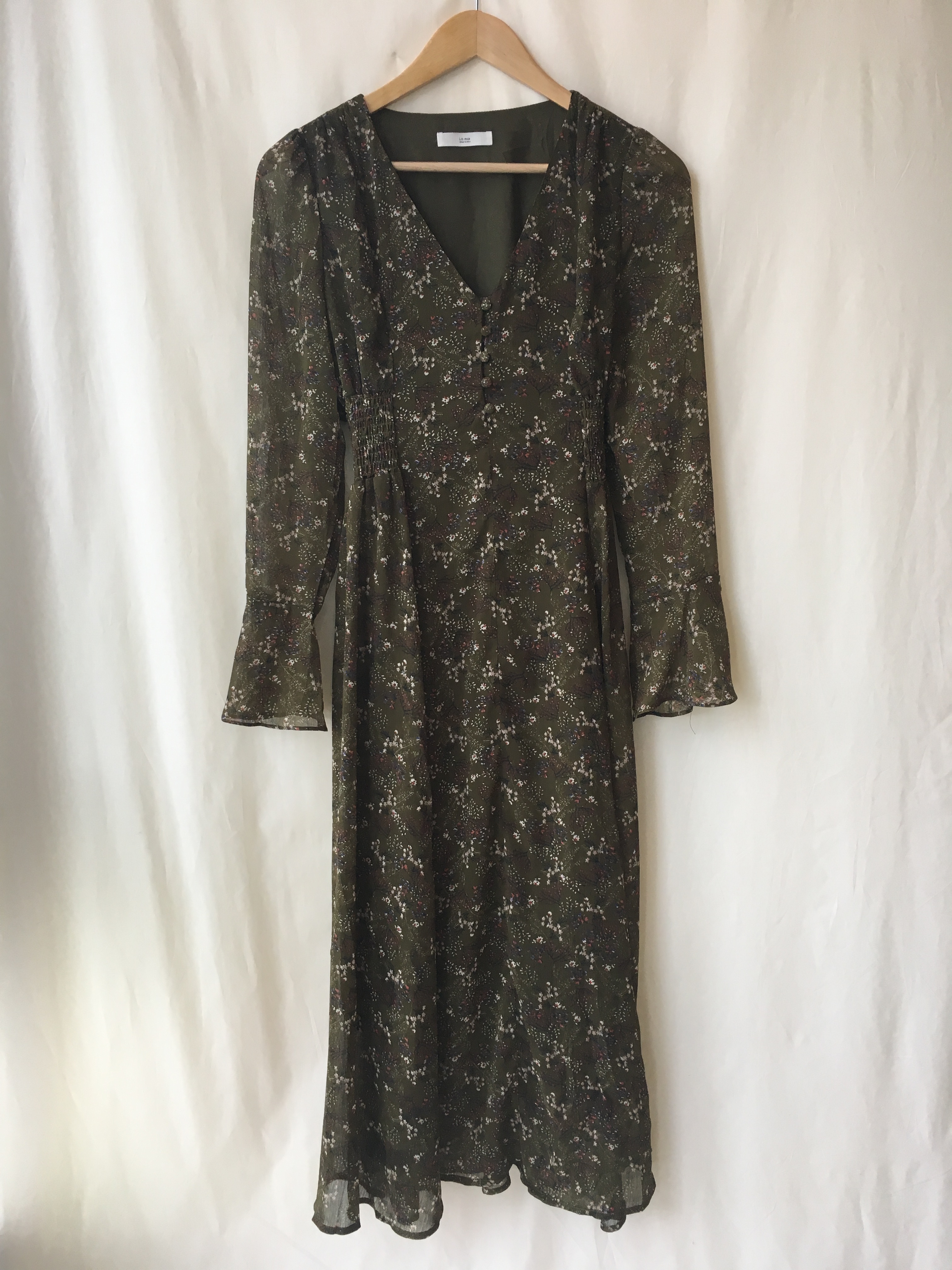 New Women Dress Wild Flower Chiffon Dress Sleeping