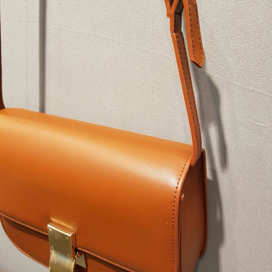 New Modern Lynne Leather Classic Box Shoulder Cros