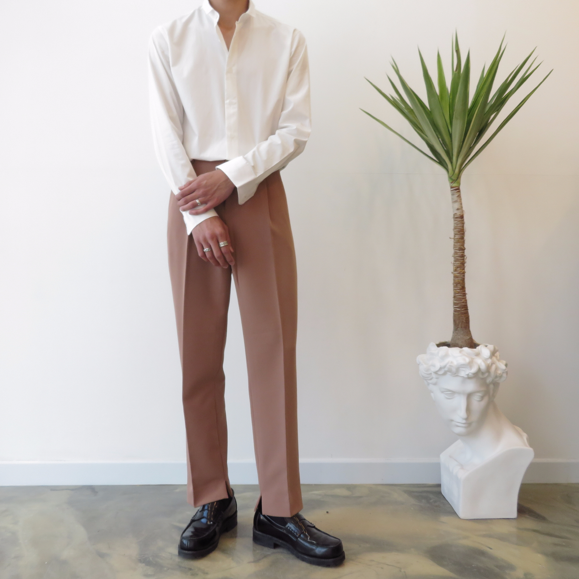 New Men's Pants Semi Wide Slacks Pants Men's