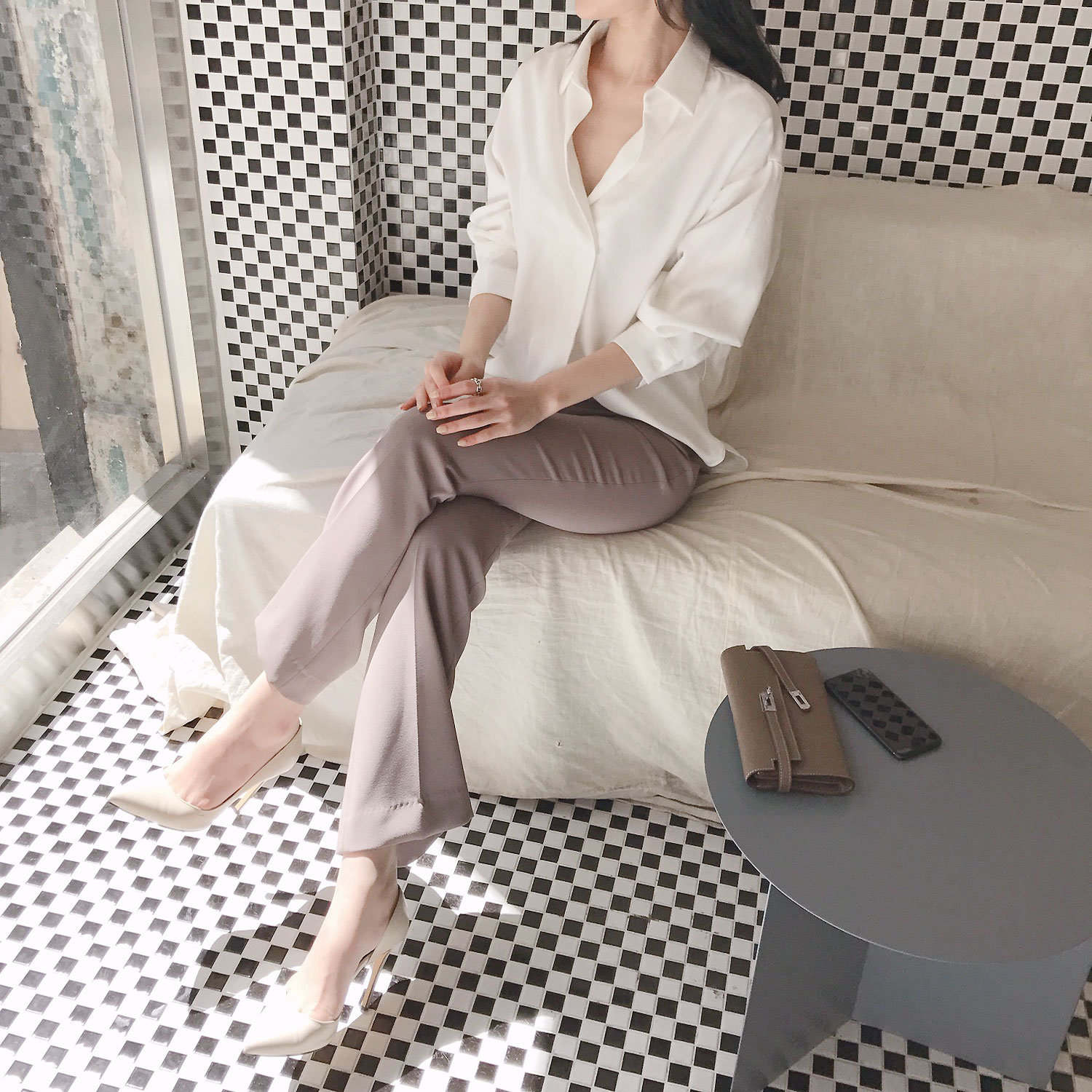 New Women's Pants on Toef Semi-Slacks Autumn Bo