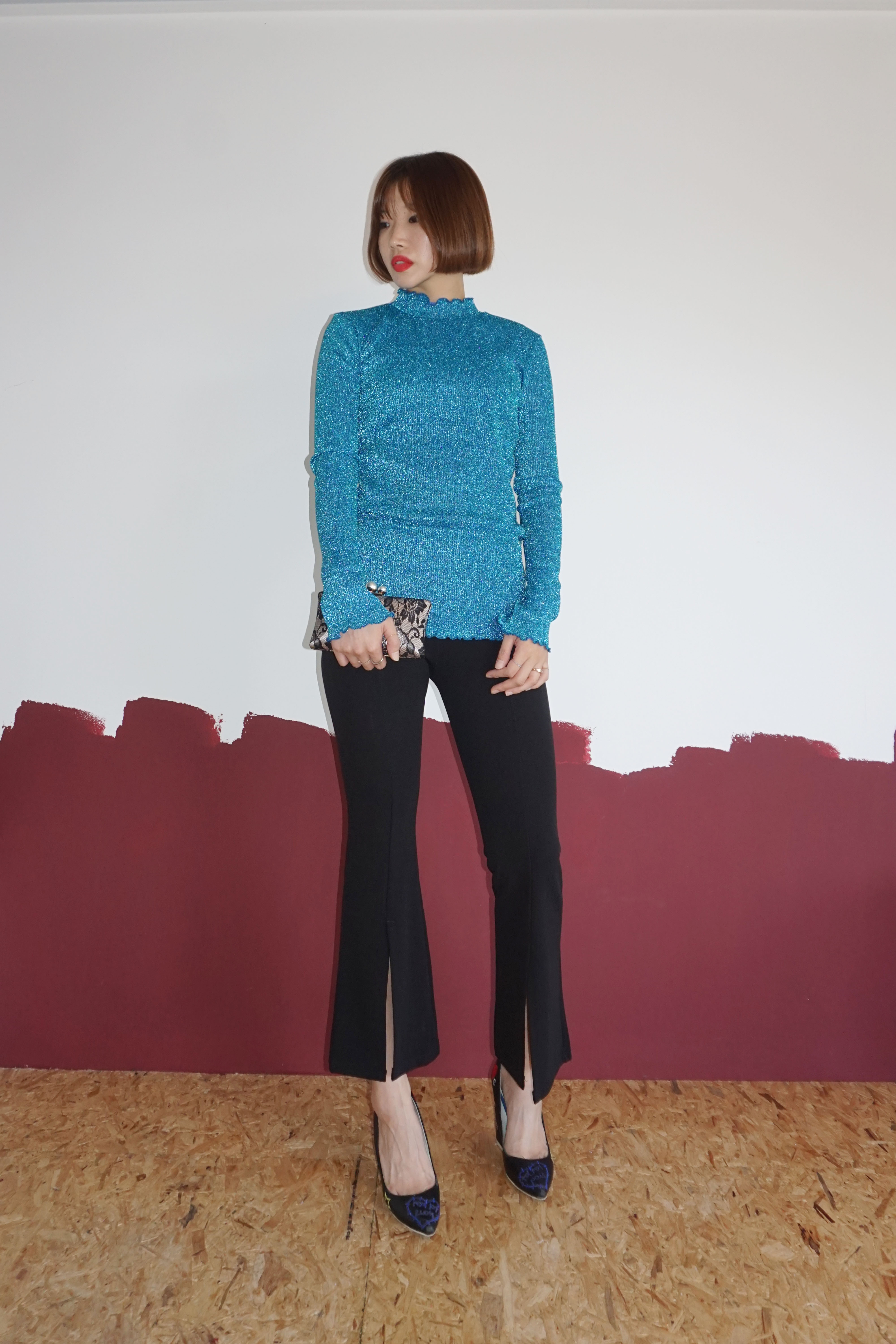 New Women's Pants High West Bending Boots Cut S