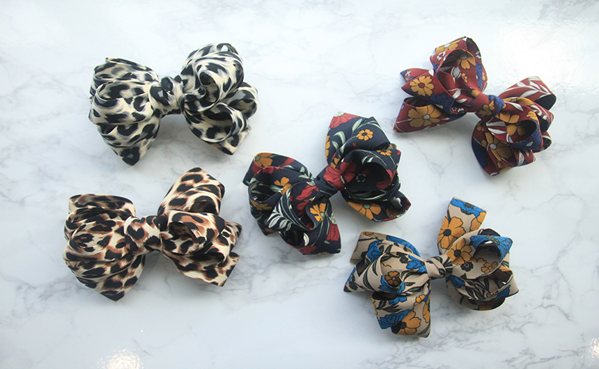 Handmade Ribbon Pin Flower Hopi 2-Pack 1 Sensual A