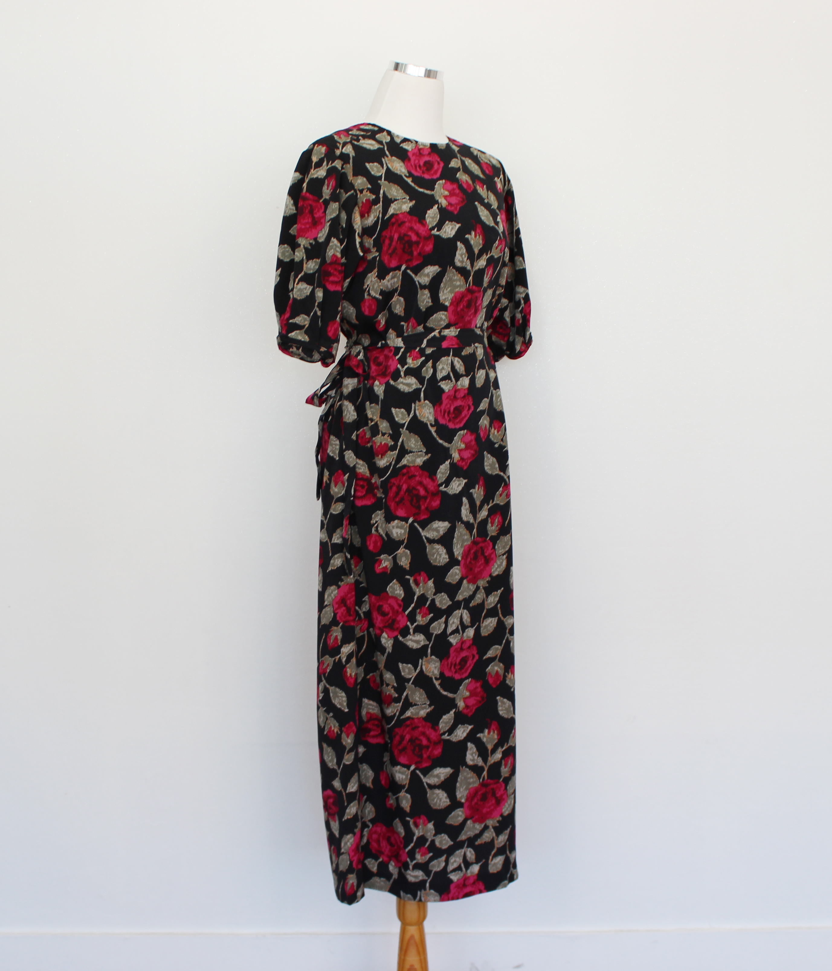 New Women's Dress Elegant H-line Autumn Flower 