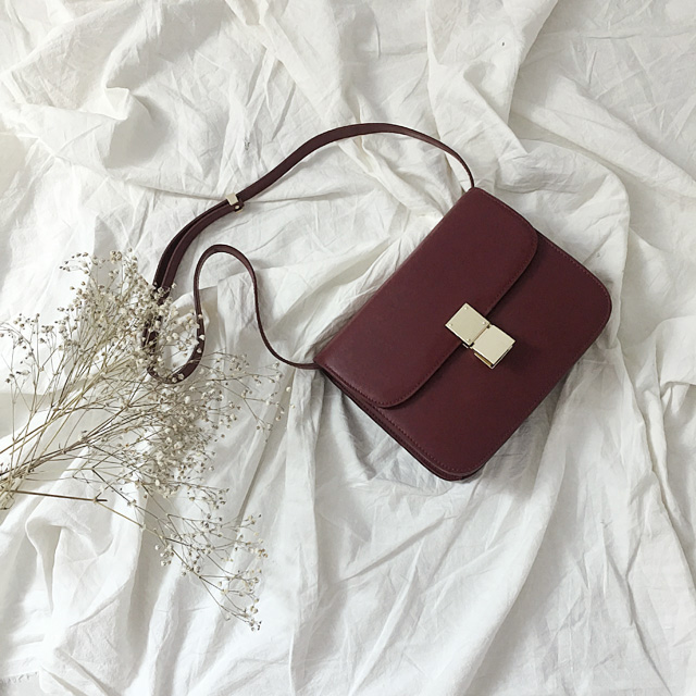 New Women's Bags Natural Cowhide Classic Box 3c