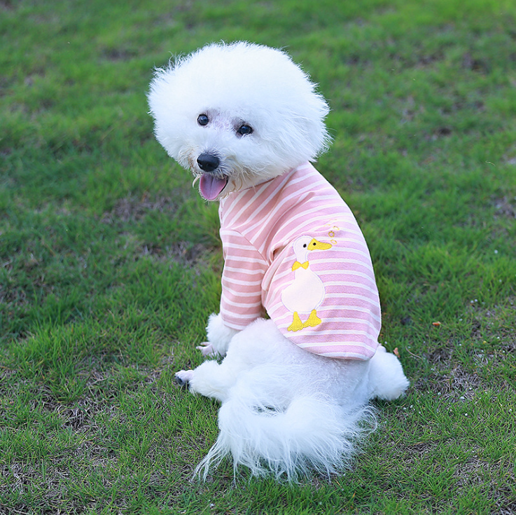 NEW DOG FASHION Puppy Clothes Cute Duck T-Shirts A