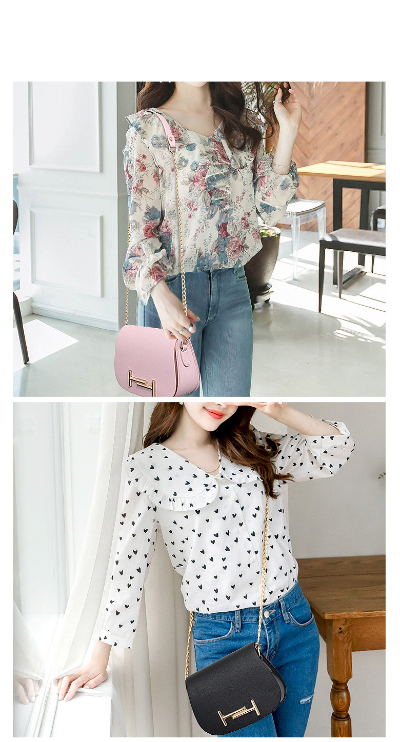 New sr4306_ Gold Fit Chain Strap Mini Cross Backpa