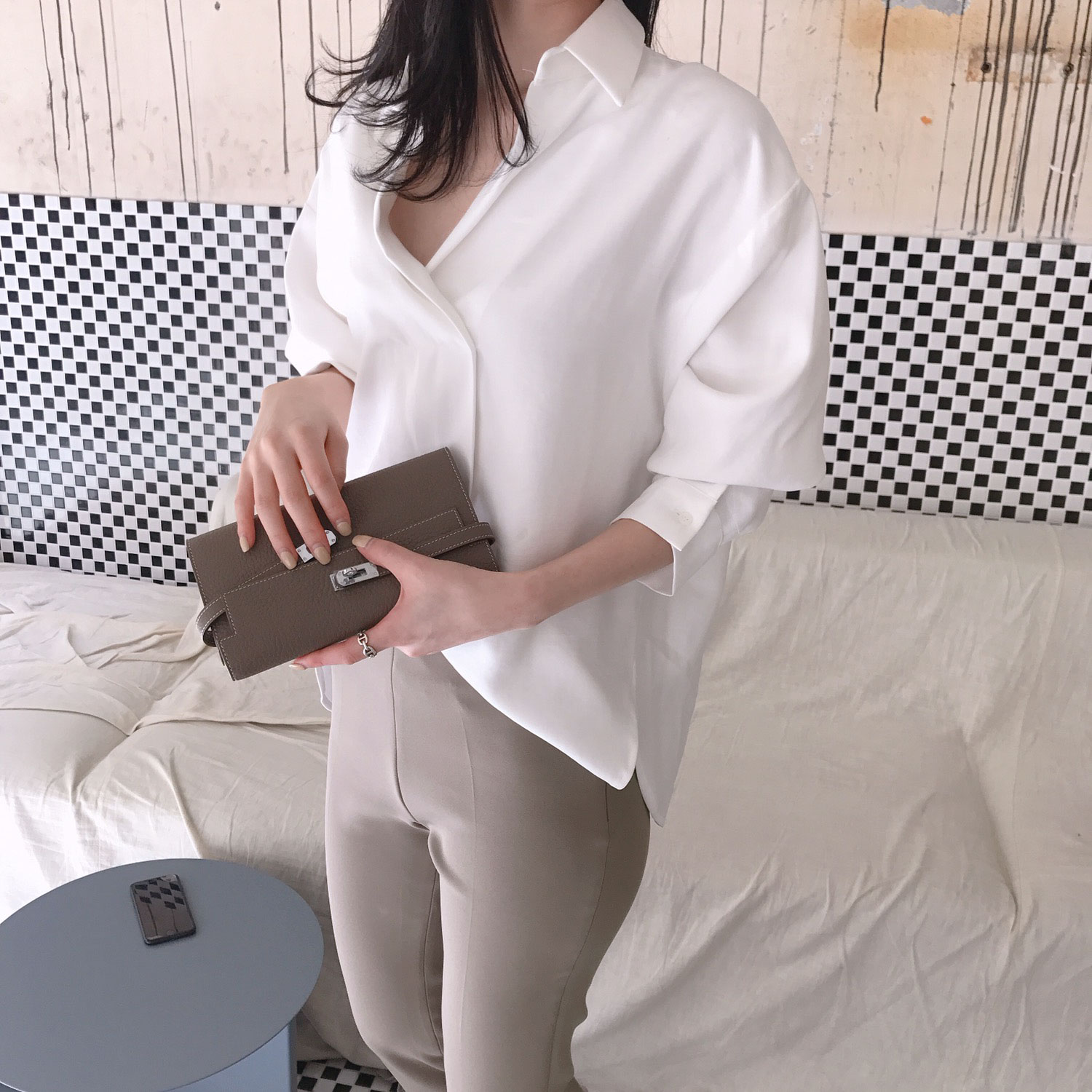 New Women's Pants on Toef Semi-Slacks Autumn Bo