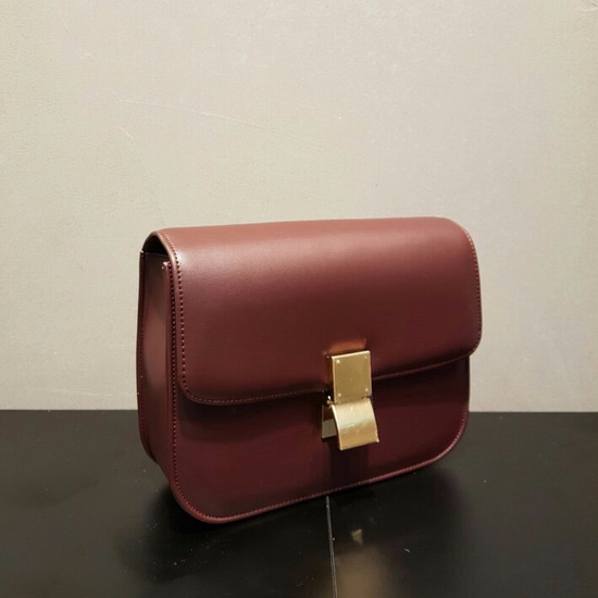 New Modern Lynne Leather Classic Box Shoulder Cros