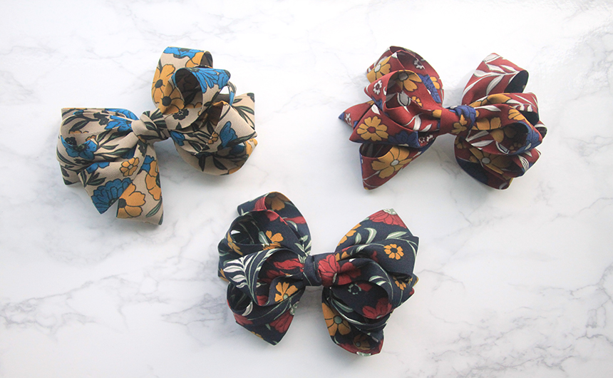 Handmade Ribbon Pin Flower Hopi 2-Pack 1 Sensual A